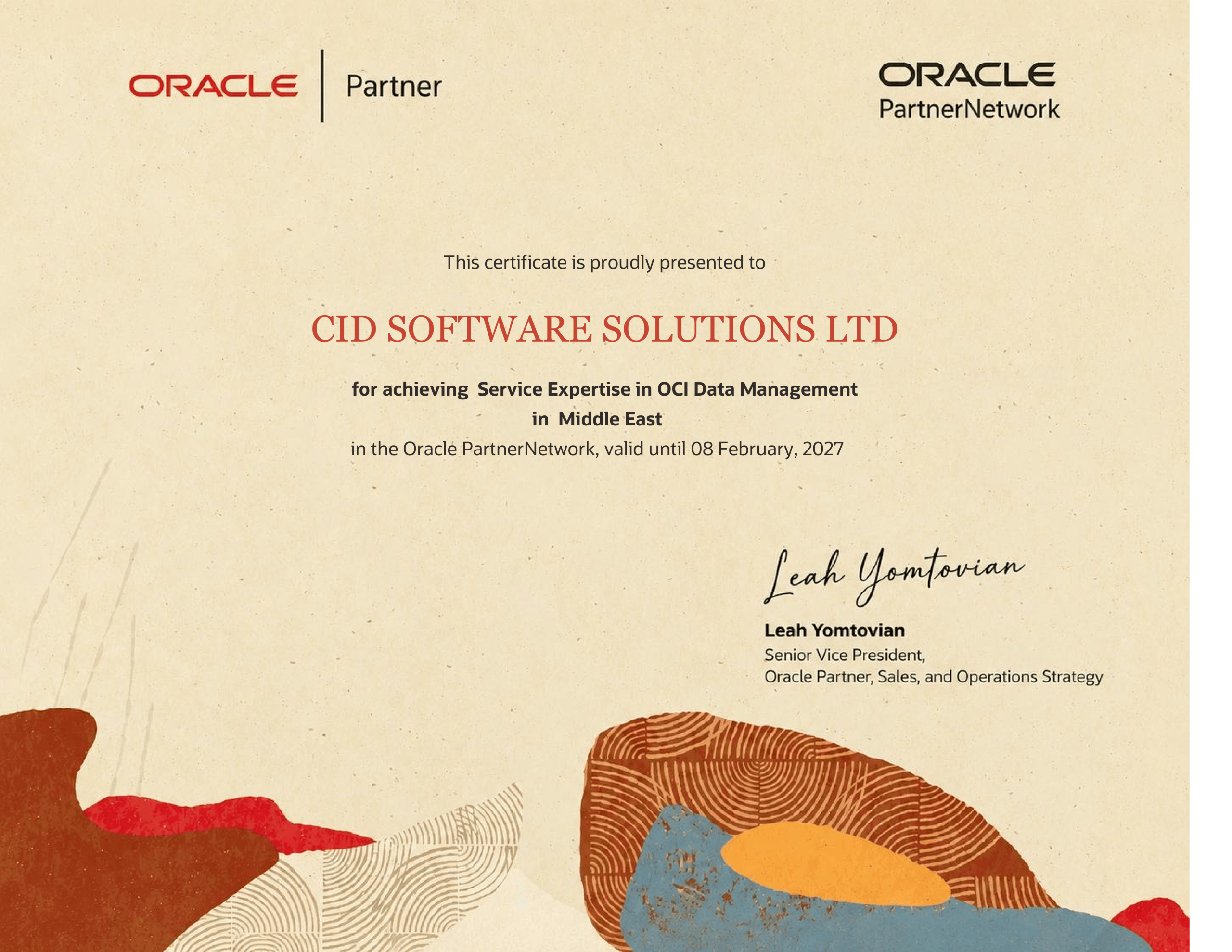 Service Expertise in OCI Data Management