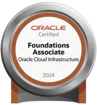 Oracle Cloud Infrastructure 2024 Certified Foundations Associate badge