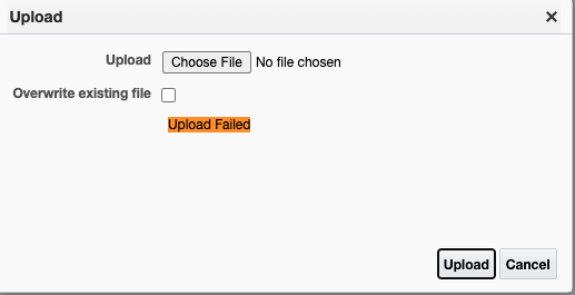 CID Fusion Query BI Publisher package upload on Fusion 26C failing with a generic "Upload Failed" message